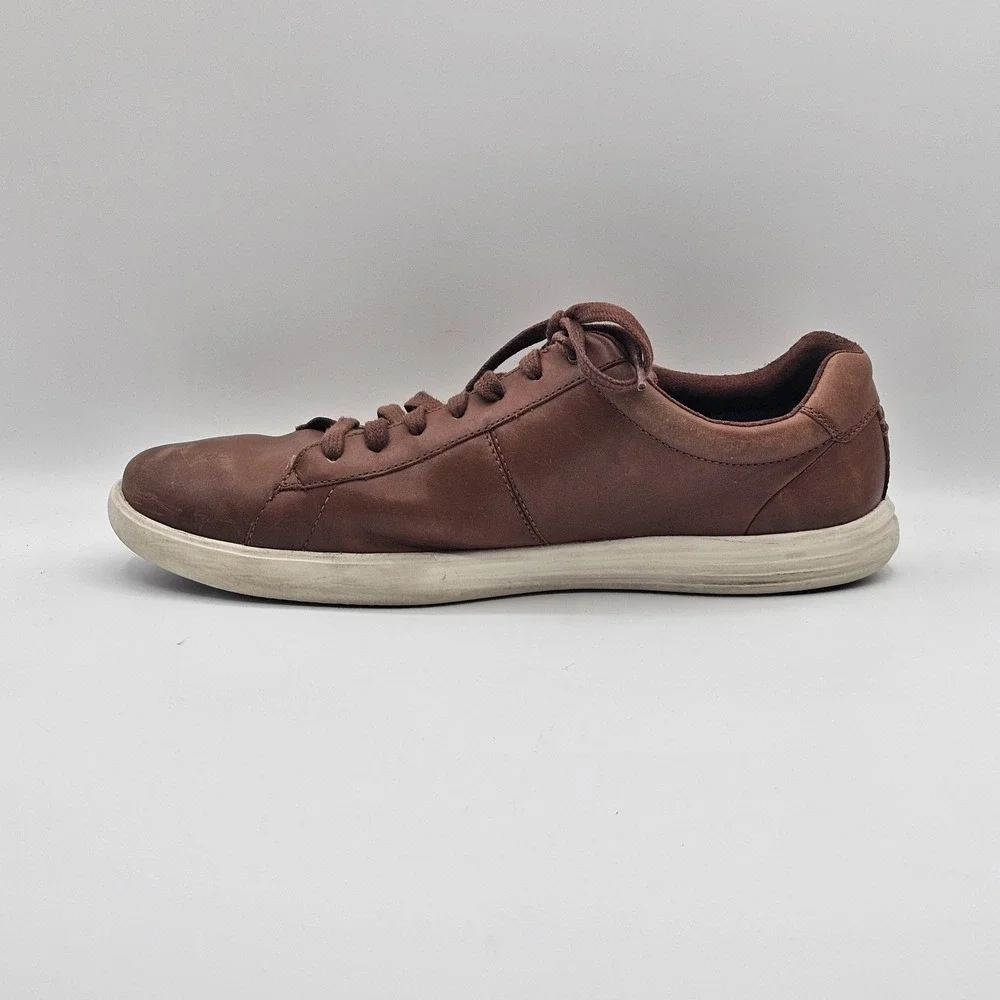 Cole Haan Grand.OS Shoes Mens Size 10.5 Brown Leather‎ Lace Up Casual Sneakers